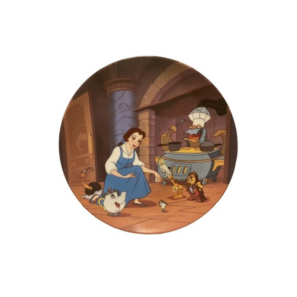 Disney Beauty & The Beast Limited Edition "Enchante Cherie" Limited Edition Plat - Picture 1 of 2